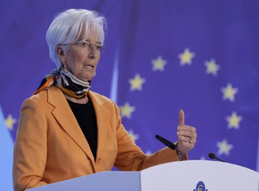 La presidenta del BCE, Christine Lagarde, en una imagen de archivo. EFE/EPA/Ronald Wittek