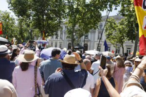 Concentración de jueces y fiscales ante el Tribunal Supremo el sábado 28 de junio. Imagen EFE