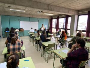 Aspirantes a ingresar en el cuerpo de maestros y profesores en Canarias. Foto de archivo