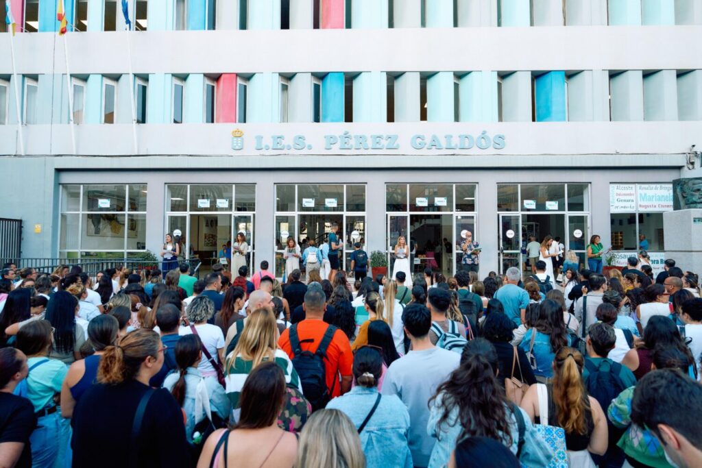 Oposiciones en el IES Pérez Galdós/ Consejería de Educación.