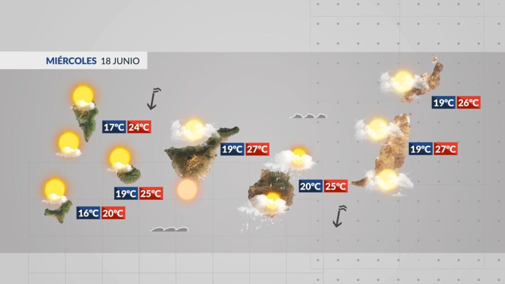 Cierta inestabilidad en las próximas horas. Gráfico RTVC. Previsión 17 de junio 2025