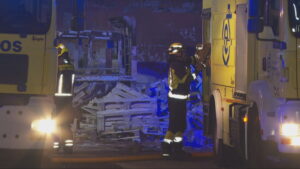 Incendio en una nave en Ingenio, en Gran Canaria