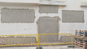 Edificio tapiado en Arrecife por un intento de ocupación