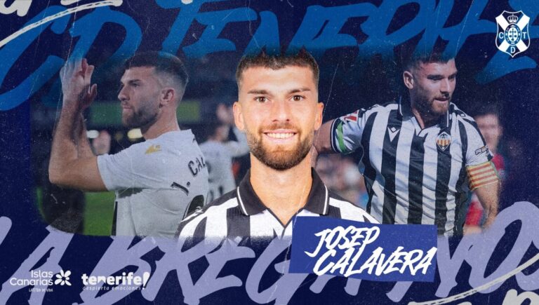 Josep Calavera firma con el CD Tenerife por las próximas tres temporadas
