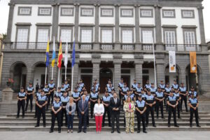 La Policía Local de Las Palmas de Gran Canaria se fortalece con 45 agentes en prácticas, 5 inspectores y 6 subinspectores/ Ayuntamiento de Las Palmas de Gran Canaria.