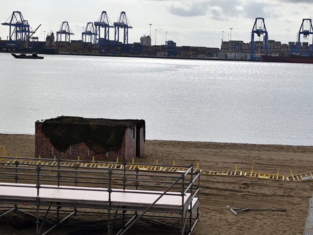 Preparativos del Día de las Fuerzas Armadas en Las Alcaravaneras