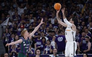 El Real Madrid doblega al Unicaja en el primer partido