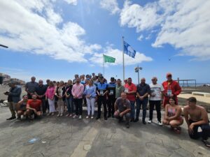 Las banderas azules en las playas de Telde cumplen 25 años. Las banderas azules en las playas de Telde cumplen 25 años y la ciudad lo celebra con un simulacro en Melenara. Las banderas azules en las playas de Telde cumplen 25 años y la ciudad lo celebra con un simulacro en Melenara/ Ayuntamiento de Telde.