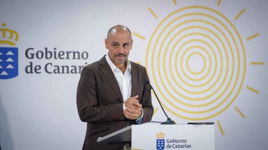 Emergencia tecnológica. El portavoz del Ejecutivo canario, Alfonso Cabello. Imagen Gobierno de Canarias