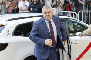 Santos Cerdán llega al Tribunal Supremo. Imagen EFE