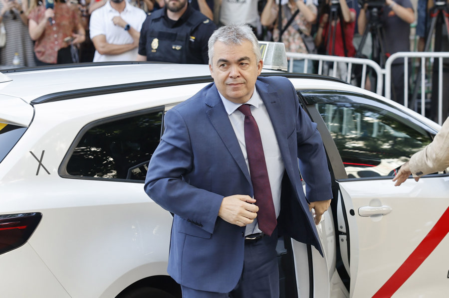 Santos Cerdán llega al Tribunal Supremo. Imagen EFE