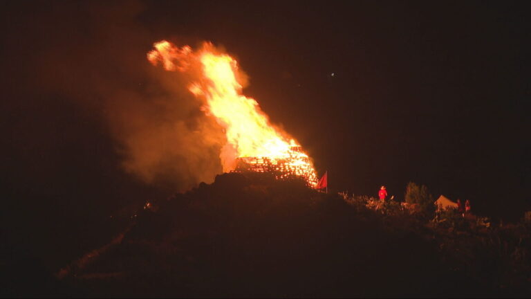 La Pilarica, Los Rosales y La Ladera, las tres hogueras de Vallehermoso por San Juan