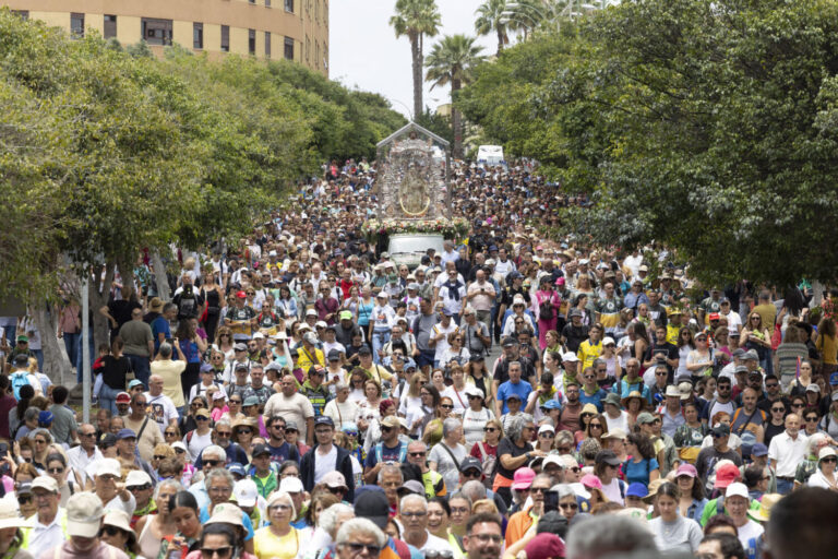 Últimas horas de la Virgen del Pino en Las Palmas de Gran Canaria