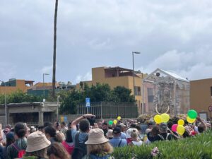 Parada de la Virgen del Pino en el colegio Claret de Tamaraceite / Diócesis de Canarias