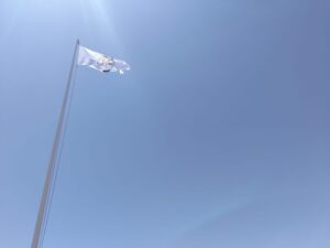 Bandera Bajada Nieves izada