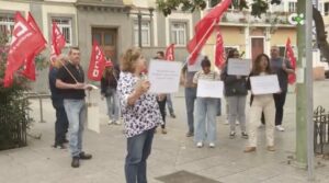 Concentraciones por el colapso de las oficinas de extranjería en Canarias
