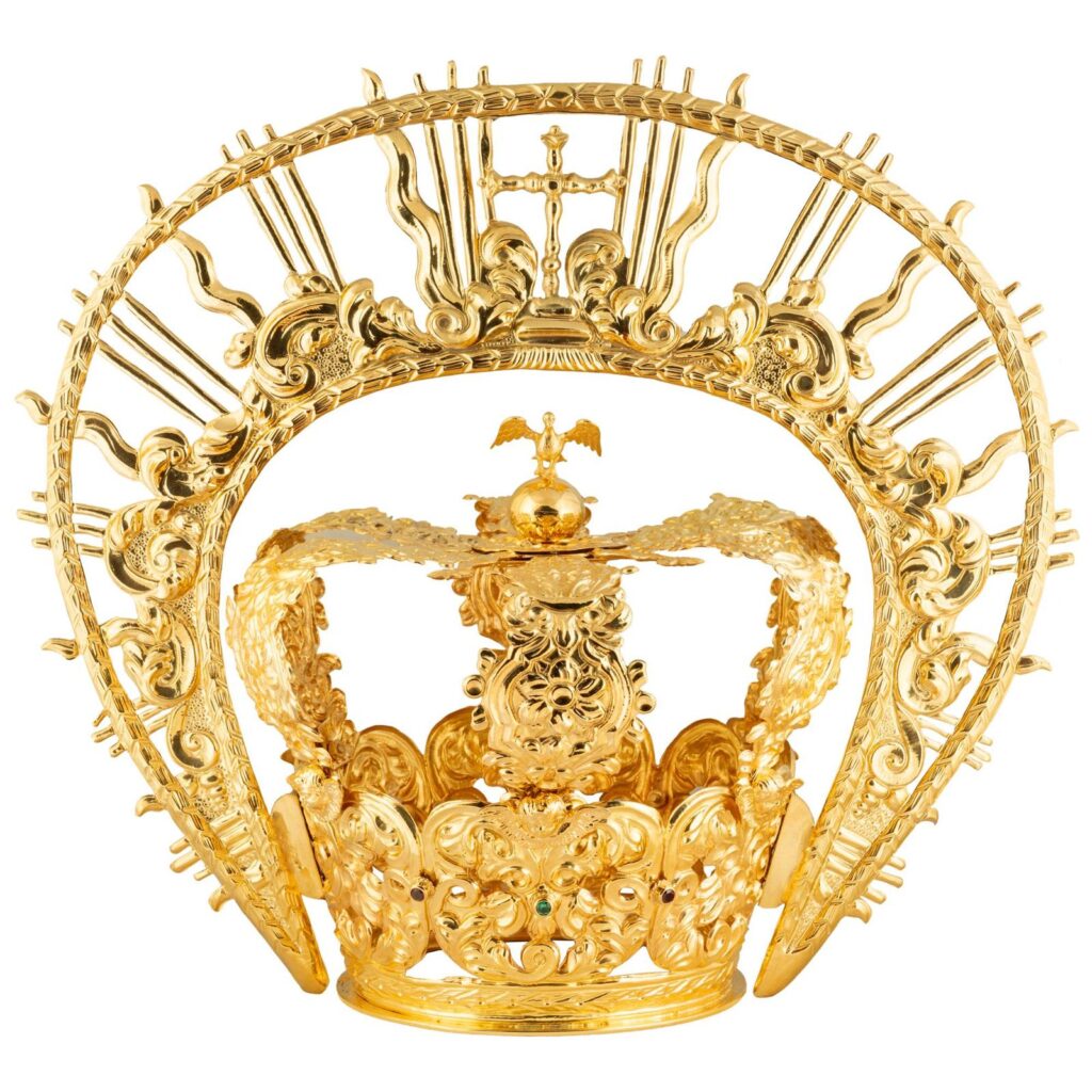 Nueva corona de la Virgen de los Reyes, que estrenará en 2025