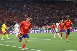 Imagen del partido España Francia de la Liga de las Naciones