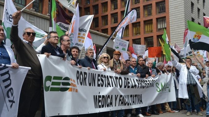 Protestas de Médicos. Imagen CESM
