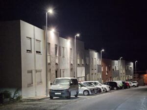 Imagen del alumbrado en una calle de Santa Cruz de Tenerife / AYUNTAMIENTO DE SANTA CRUZ DE TENERIFE