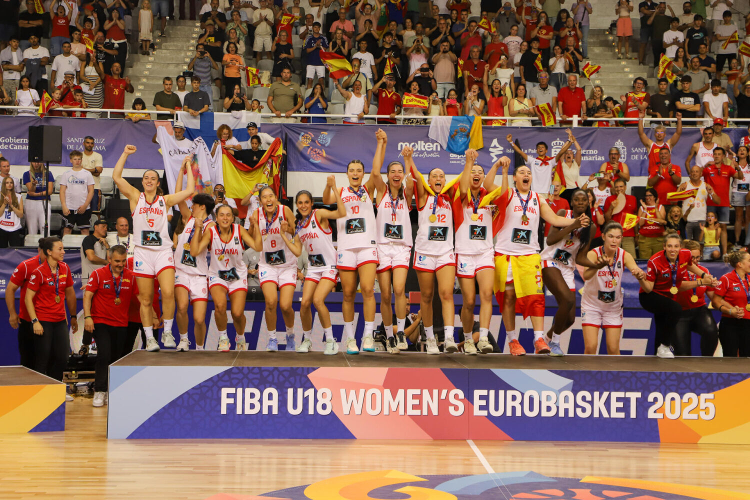 81-72 | España vence a Finlandia y se corona en el Eurobasket sub-18