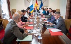 Imagen de archivo de la celebración de un Consejo del Gobierno de Canarias