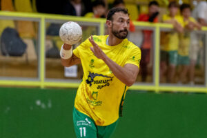 El jugador Dani Sarmiento en su etapa en el CB Gáldar. Imagen CB Gáldar