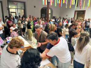 Gran Canaria celebra el Desayuno-Encuentro de Comunidades Nacionales e Inmigrantes. Imagen del encuentro celebrado en El Soco/ Cabildo de Gran Canaria.