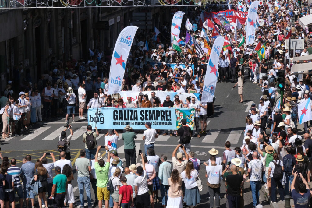 Manifestación Galicia Día Nacional