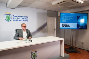 El concejal de Movilidad del Ayuntamiento de Las Palmas de Gran Canaria, José Eduardo Ramírez