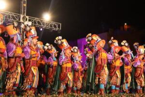 La murga Los Legañosos de Carrizal, una de las sorpresas de la clausura del festival