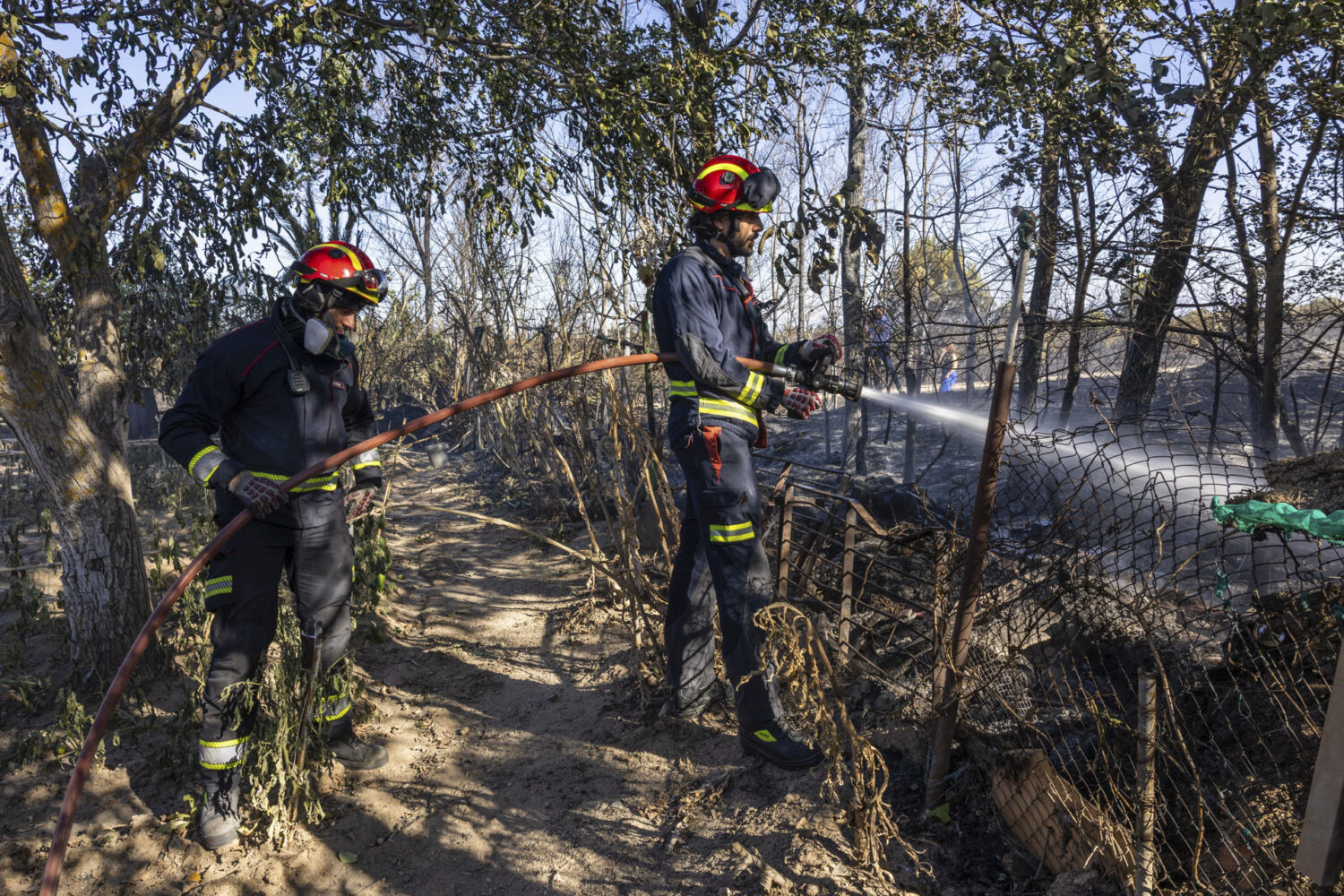 Rebajado a nivel 1 el incendio forestal de Méntrida