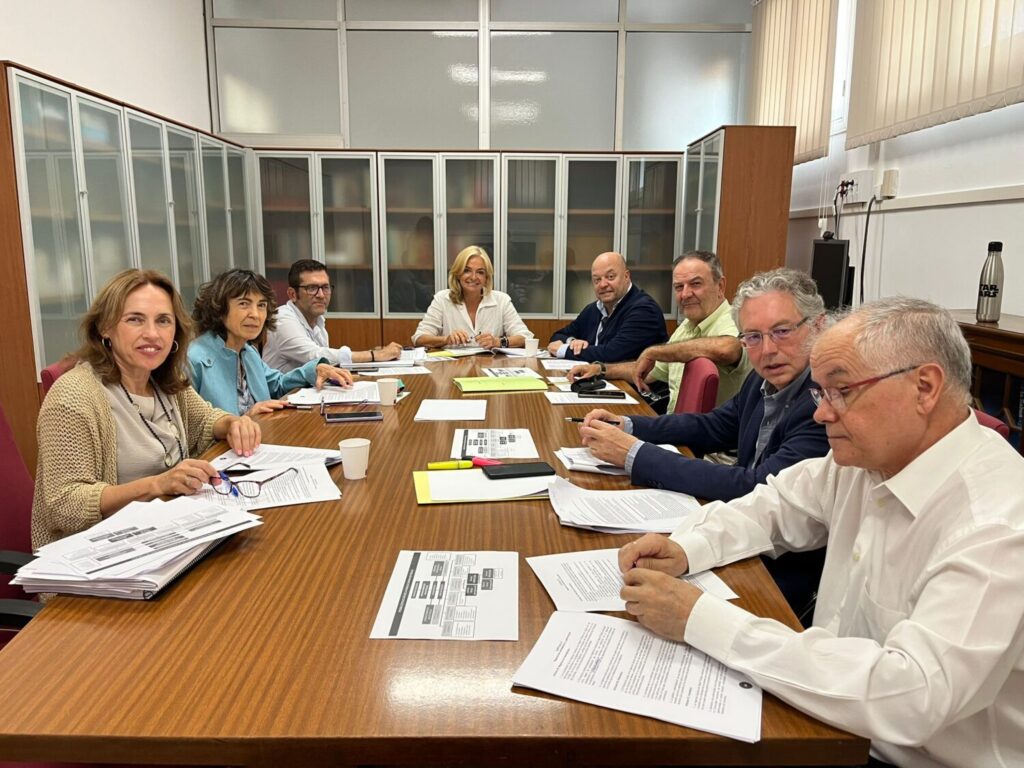 Monzón supervisa los trámites de la Agencia Canaria de Salud Pública. Reunión de Esther Monzón con los responsables de la Dirección General de Salud Pública/ Consejería de Sanidad.