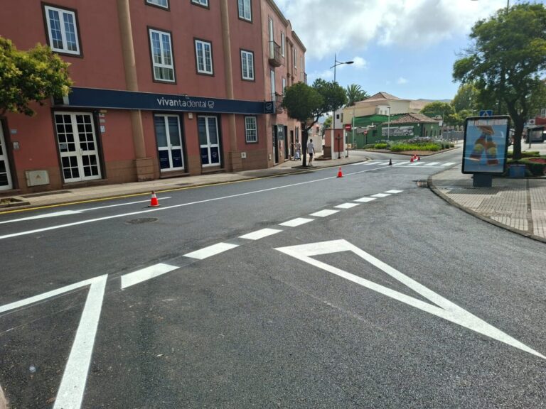 Concluyen los trabajos de mejora de la rotonda de San Benito