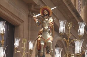 Procesión de la imagen de Santiago Apóstol en Gáldar