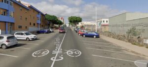El atropello se produjo en la calle Manuel Alemán Álamo de Telde