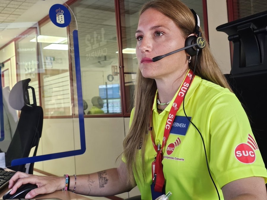 Al hombre se le trasladó en ambulancia medicalizada al Hospital General de La Palma, tras las comprobaciones oportunas