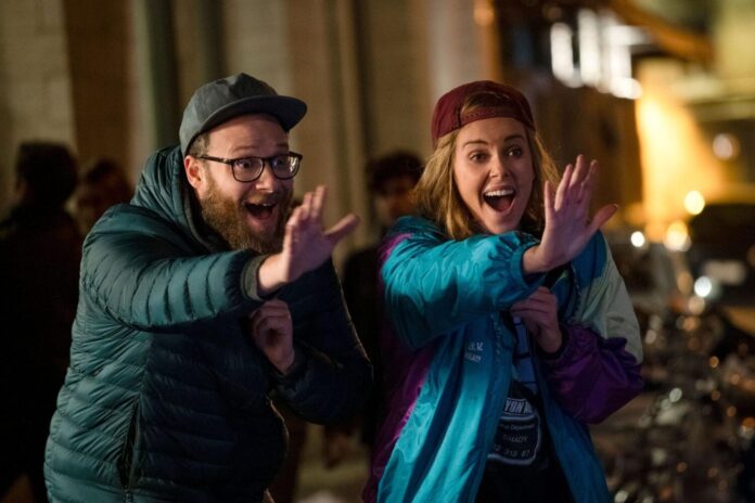 Charlize Theron y Seth Rogen en 'Casi imposible'