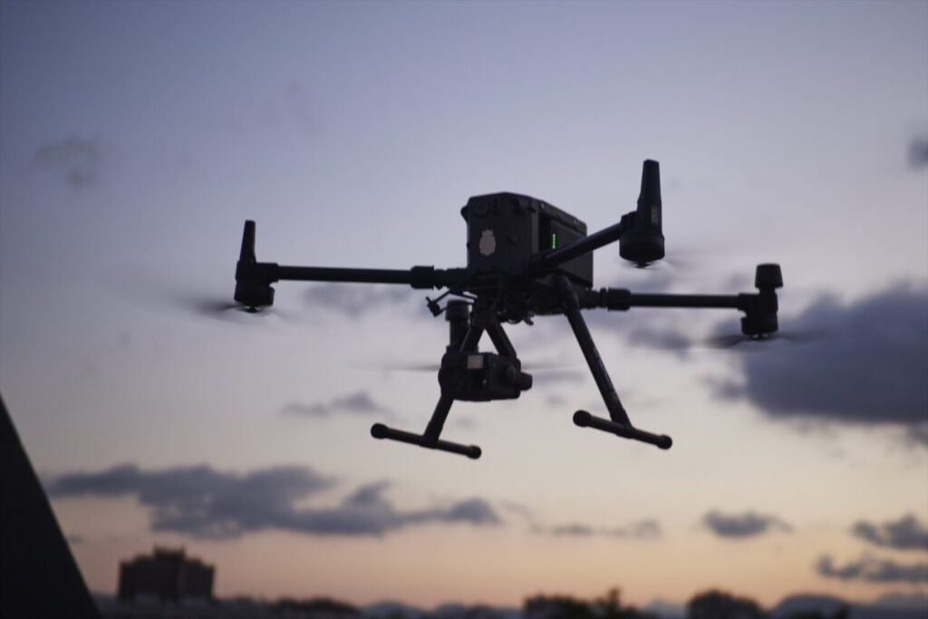 Un dron vuela sin autorización durante las fiestas del Carmen en Puerto de la Cruz