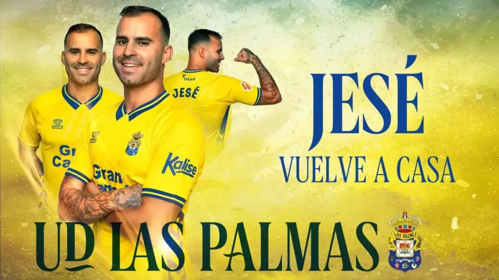 Jesé Rodríguez regresa a la UD Las Palmas hasta el 30 de junio de 2026 