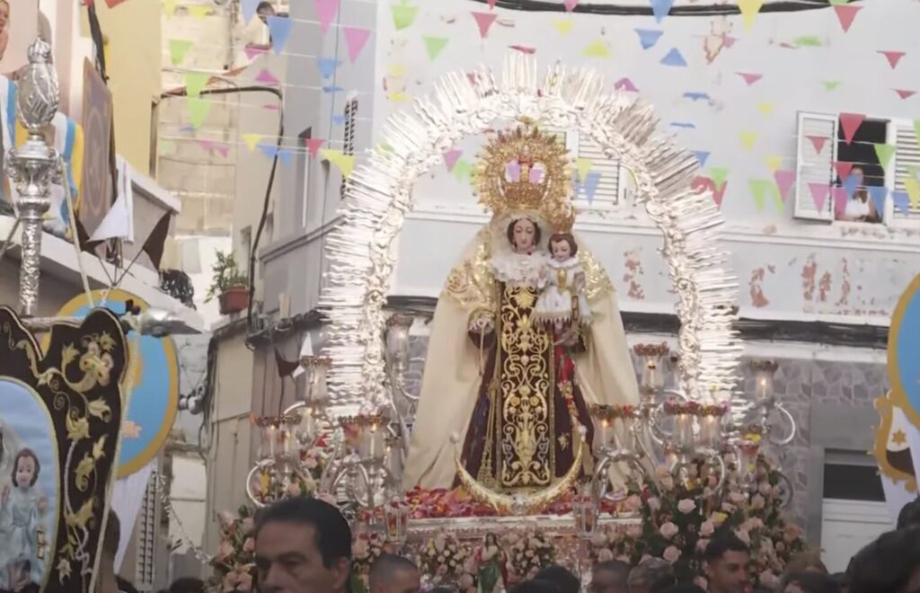 Procesión de la Virgen del Carmen de La Aurora en La Isleta 2025
