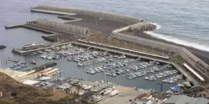 Imagen del puerto deportivo de Tazacorte, en La Palma