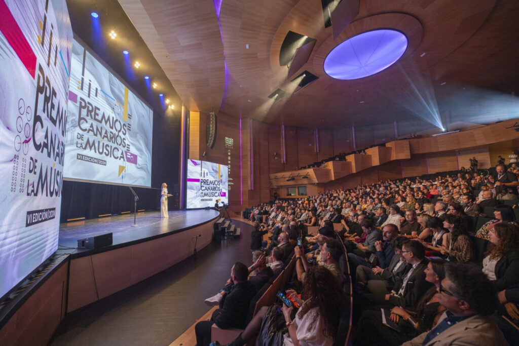 Gala de los Premios Canarios de la Música en el Palacio de Congresos de Fuerteventura en 2024
