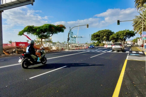 Finalizan las obras de los puentes de la avenida Marítima de Santa Cruz