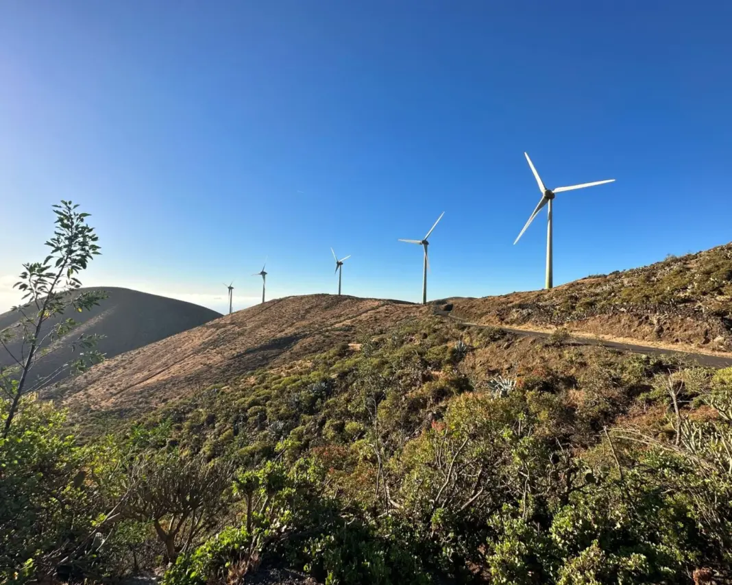 Durante el pasado año y gracias a la central hidroeólica, El Hierro alcanzó un 43,7% de media en penetración de energías no contaminantes a la red insular.