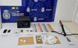 Desmantelan un punto de venta de cocaína en La Laguna