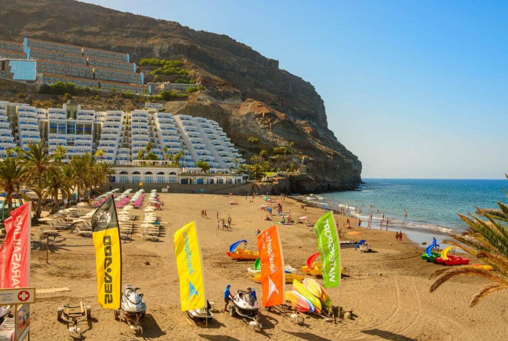 Imagen de archivo de la Playa de Taurito en Mogán, Gran Canaria
