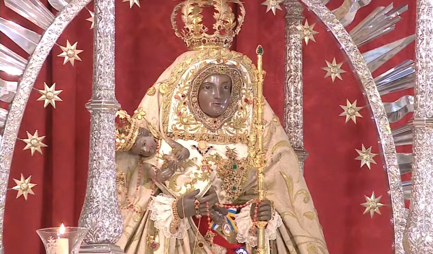 Virgen de Candelaria. Imagen RTVC