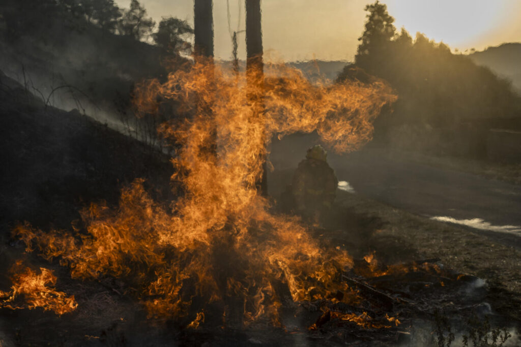 Fuego en Ourense