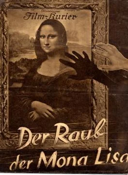 Cartel de una película inspirada en el robo de la Mona Lisa